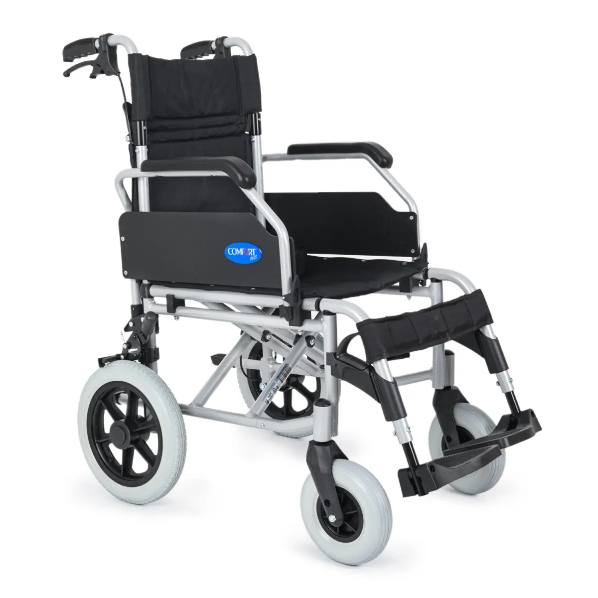 Comfort Plus DM-337 40cm Silver Alüminyum Özellikli Transfer Tekerlekli Sandalye