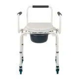 Comfort Plus DM-3520 Tuvalet Özellikli Tekerlekli Kovalı Komot Sandalyesi - 2
