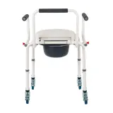 Comfort Plus DM-3520 Tuvalet Özellikli Tekerlekli Kovalı Komot Sandalyesi - 4