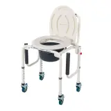 Comfort Plus DM-3520 Tuvalet Özellikli Tekerlekli Kovalı Komot Sandalyesi - 6