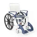 Comfort Plus DM-8088B Banyo ve Tuvalet Sandalyesi (Lacivert) (6 Tekerlekli)