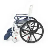 Comfort Plus DM-8088B Banyo ve Tuvalet Sandalyesi (Lacivert) (6 Tekerlekli) - 3