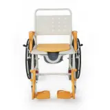 Comfort Plus DM-8088B Banyo ve Tuvalet Sandalyesi (Turuncu) (6 Tekerlekli) - 2