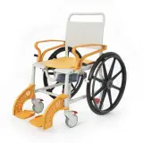 Comfort Plus DM-8088B Banyo ve Tuvalet Sandalyesi (Turuncu) (6 Tekerlekli) - 3