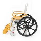 Comfort Plus DM-8088B Banyo ve Tuvalet Sandalyesi (Turuncu) (6 Tekerlekli) - 4
