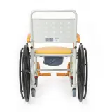 Comfort Plus DM-8088B Banyo ve Tuvalet Sandalyesi (Turuncu) (6 Tekerlekli) - 5