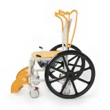 Comfort Plus DM-8088B Banyo ve Tuvalet Sandalyesi (Turuncu) (6 Tekerlekli) - 6