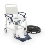 Comfort Plus DM-8088D Soft Lacivert Banyo ve Tuvalet Tekerlekli Sandalye - 8