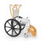 Comfort Plus DM-8088D Soft Turuncu Banyo ve Tuvalet Tekerlekli Sandalye - 6
