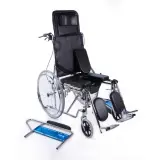 Comfort Plus DY02608GC Sırtı Yatar Ayak Kalkar Tuvalet Özellikli Tekerlekli Sandalye - 5