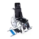 Comfort Plus DY02608GC Sırtı Yatar Ayak Kalkar Tuvalet Özellikli Tekerlekli Sandalye - 6