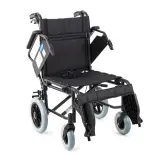 Comfort Plus YK9064F (DM-337 45 cm) Kahverengi Aluminyum Ozellikli Transfer Tekerlekli Sandalye - 4
