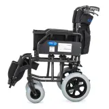 Comfort Plus YK9064F (DM-337 45 cm) Kahverengi Aluminyum Ozellikli Transfer Tekerlekli Sandalye - 7